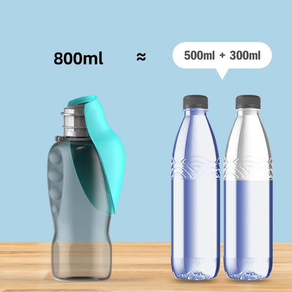 800ml Dogs Water Bottle