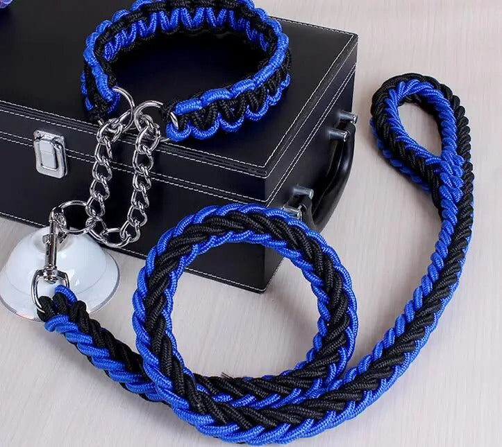 Durable Wire Collar & Lead for Large Dogs