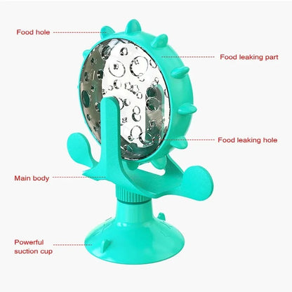 Spinning Wheel Treat Dispenser for Pets