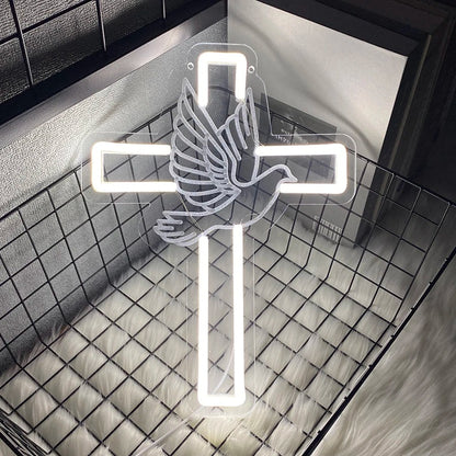 Jesus Cross Neon Light