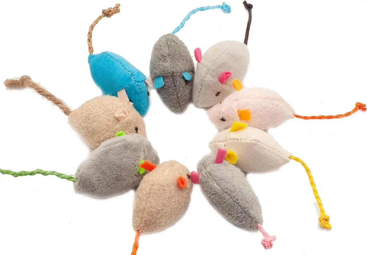 Rattling Catnip Mouse Toys