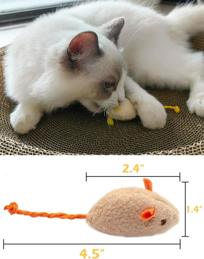 Rattling Catnip Mouse Toys