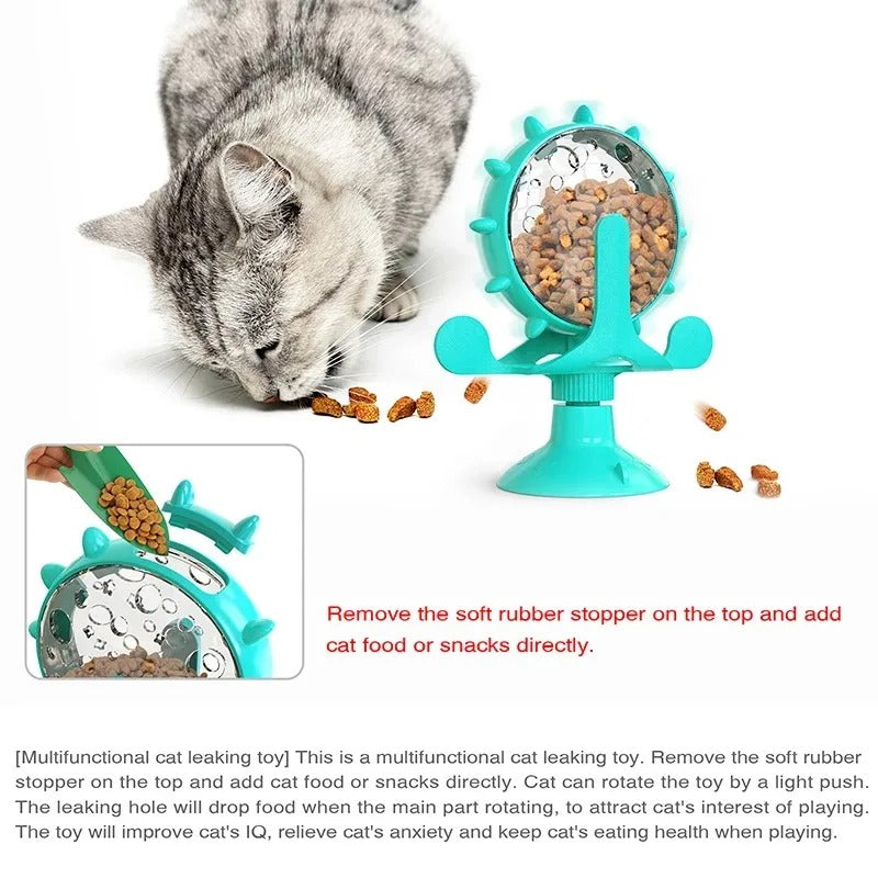 Spinning Wheel Treat Dispenser for Pets