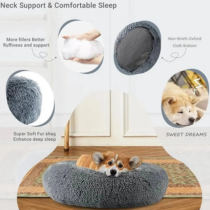 Warm Plush Bed for Pets