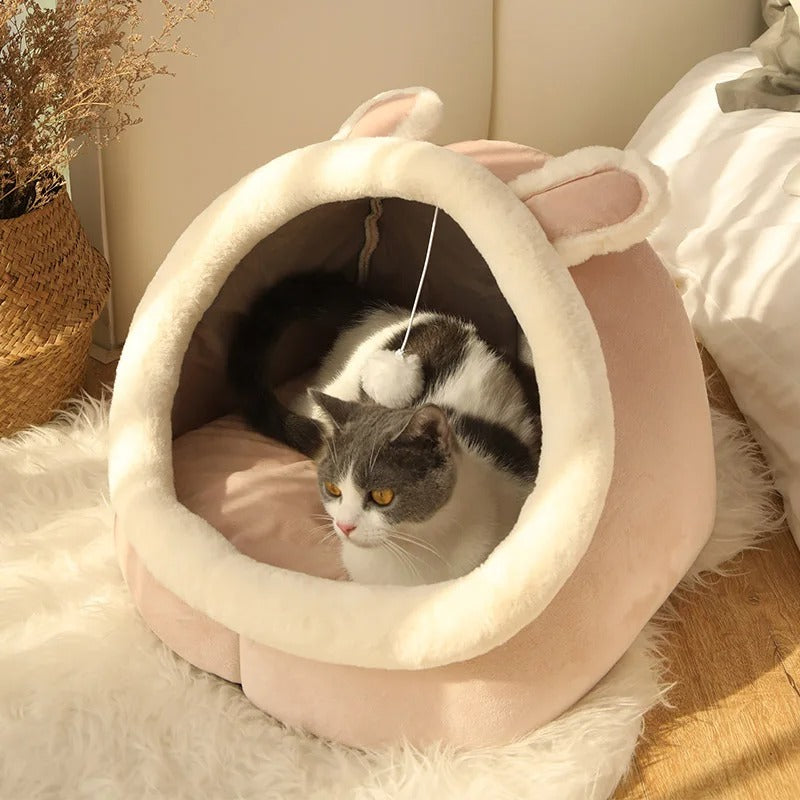 Soft Foldable Cat Bed