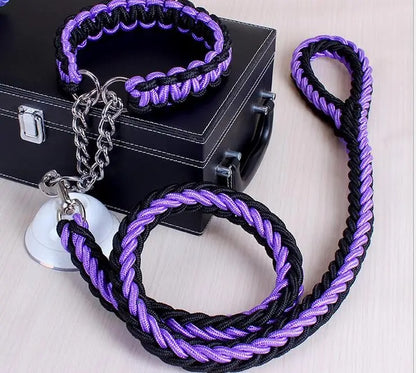 Durable Wire Collar & Lead for Large Dogs